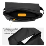 WEIXIER D517 Men Large Capacity Crossbody Bag Waterproof Single Shoulder Backpack - Image 5