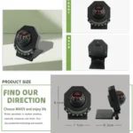 2 In 1 Car Compass With Slope Gauge Foldable High Precision Guide Ball - Image 3