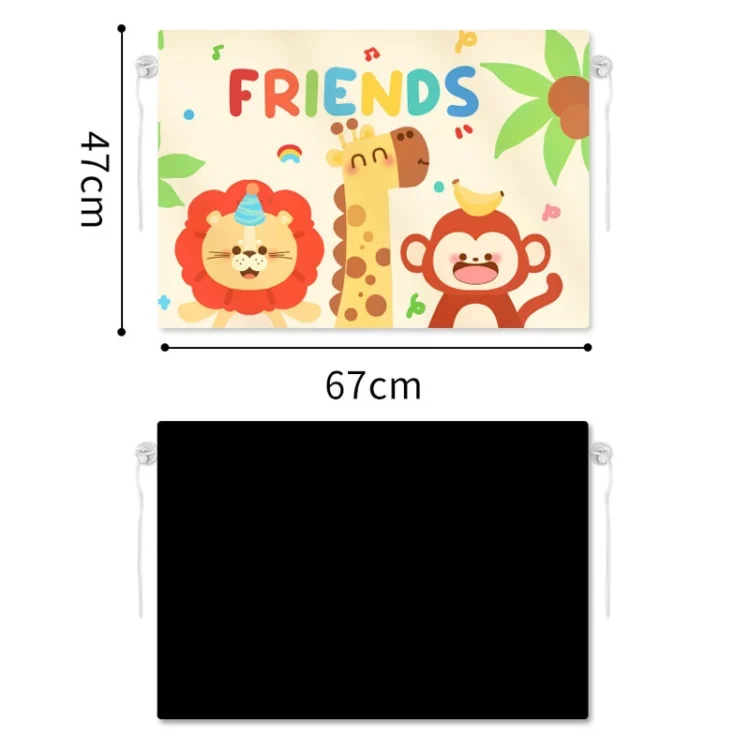 TBD06050392_B1.webp Suction Cup Car Sunshade Children Rear Side Window Insulation Sunscreen Cartoon Car Curtain - Image 2