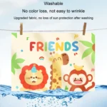 Suction Cup Car Sunshade Children Rear Side Window Insulation Sunscreen Cartoon Car Curtain - Image 3
