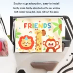 Suction Cup Car Sunshade Children Rear Side Window Insulation Sunscreen Cartoon Car Curtain - Image 4