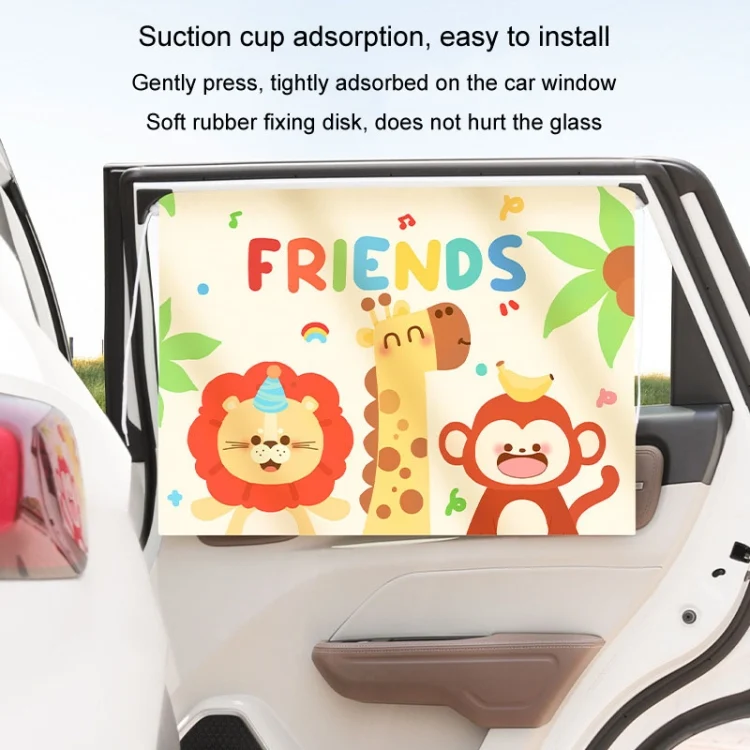 TBD06050392_B3.webp Suction Cup Car Sunshade Children Rear Side Window Insulation Sunscreen Cartoon Car Curtain - Image 4