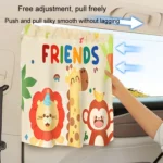 Suction Cup Car Sunshade Children Rear Side Window Insulation Sunscreen Cartoon Car Curtain - Image 7