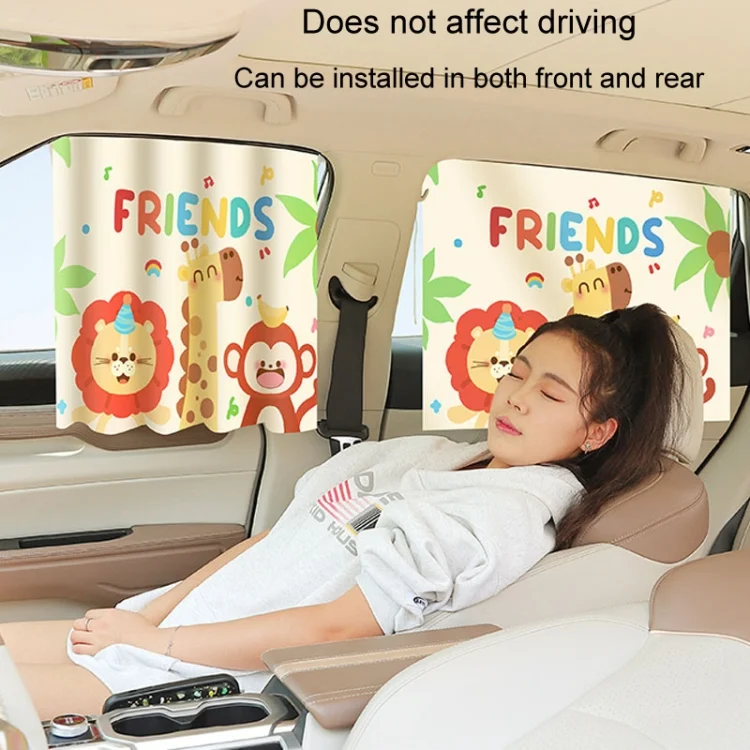 TBD06050392_B8.webp Suction Cup Car Sunshade Children Rear Side Window Insulation Sunscreen Cartoon Car Curtain - Image 9