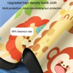 Suction Cup Car Sunshade Children Rear Side Window Insulation Sunscreen Cartoon Car Curtain - Image 10