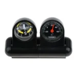 2 In 1 Car Guide Ball Thermometer Adjustable Angle Compass - Image 2