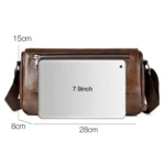 WEIXIER D514 Men Crossbody Waterproof Single Shoulder Bag Large Capacity Commuter Messenger Backpack - Image 3