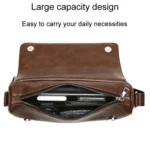 WEIXIER D514 Men Crossbody Waterproof Single Shoulder Bag Large Capacity Commuter Messenger Backpack - Image 4