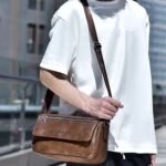 WEIXIER D514 Men Crossbody Waterproof Single Shoulder Bag Large Capacity Commuter Messenger Backpack - Image 10