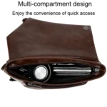 WEIXIER D515 Men Crossbody Single Shoulder Bag Large Capacity Waterproof Messenger Backpack - Image 4