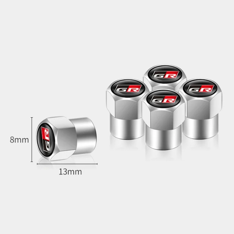 TBD06050407_B2.webp 4pcs /Set For GR Metal Car Tire Valve Modification - Image 3