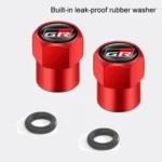 4pcs /Set For GR Metal Car Tire Valve Modification - Image 4