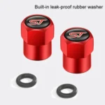 4pcs /Set Car Valve Cap Motorcycle Tire Decoration - Image 5