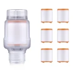 Household Washing Machine Electrical Water Heater Water Purification Filter With 6 Cartridges