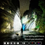 Mini Type-C Rechargeable Outdoor Keychain Light Flashlight - Image 8