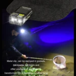 Mini Type-C Rechargeable Outdoor Keychain Light Flashlight - Image 10