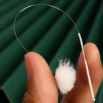 2pcs Medium Heads Silver Needle Goose Quill Stick Ear Picking Tool - Image 5