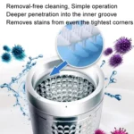 Washing Machine Inner Barrel Cleaning Brush Cleaning Air Conditioner Long Handle Brush Sink Crevice Brush - Image 6