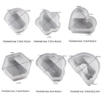 2pcs Business Card Holder Photo Clip Mold DIY Crystal Glue Resin Mold - Image 3