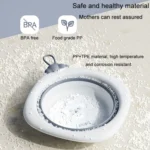 Children Folding Washbasin Newborn Baby Portable Thickened Plastic Wash Basin - Image 4