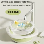 Children Folding Washbasin Newborn Baby Portable Thickened Plastic Wash Basin - Image 7