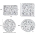 Bowknot Hairpin Jewelry Silicone Molds DIY Epoxy Resin Casting Mould - Image 3