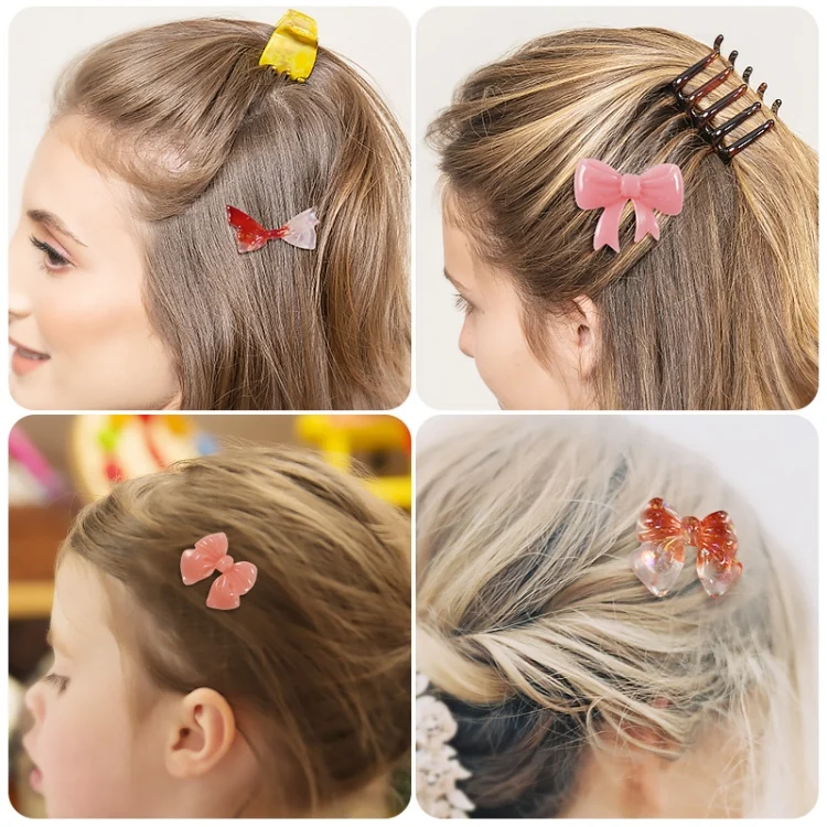 TBD06050461_B3.webp Bowknot Hairpin Jewelry Silicone Molds DIY Epoxy Resin Casting Mould - Image 4