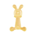 Bunny Baby Teether BPA Free Food-Grade Silicone Teether Infant Teething Stick Anti-Eating Hand