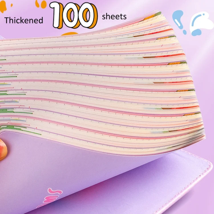 TBD06050474_B6.webp Kabaxiong A5 Size 3D Squishy Destress Cute Notebook Diary 100 Inner Pages - Image 7