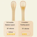 Baby Silicone Spoon Infant Silicone Feeding Spoon Soft Children Tableware - Image 4