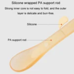 Baby Silicone Spoon Infant Silicone Feeding Spoon Soft Children Tableware - Image 6