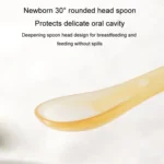 Baby Silicone Spoon Infant Silicone Feeding Spoon Soft Children Tableware - Image 7