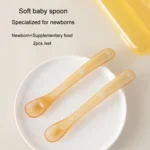 Baby Silicone Spoon Infant Silicone Feeding Spoon Soft Children Tableware - Image 9