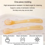 Baby Silicone Spoon Infant Silicone Feeding Spoon Soft Children Tableware - Image 10