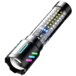 Type-C Rechargeable Outdoor Zoom Strong Laser Flashlight