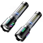 Type-C Rechargeable Outdoor Zoom Strong Laser Flashlight - Image 2