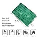 70-Cavity Mini Frog Snail Gecko Silicone Molds For Making Pet Treats, Fondant, Cake, Chocolate, Candy, and Cookies - Image 3