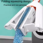 Household Water Absorbent Telescopic Pole Mop Lazy Hands-Free Folding Mop Random Color Delivery - Image 6