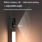 Rechargeable Under Cabinet LED Motion Sensor Night Light with Digital Display - Image 8