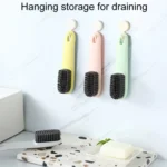 Long-Handed Soft Shoe Brush Contrasting Color Laundry Brush Does Not Hurt Shoe Home Clean Brush Shoe Washing Brush Set - Image 5