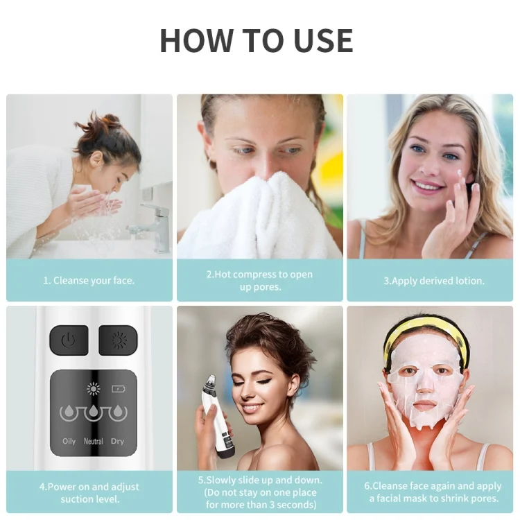 TBD06050515_B7.webp KS-X007 Electric Heating Hot Compress Pore Cleaner Home Facial Blackhead Acne Remover - Image 8