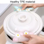 Household High Temperature Resistant Daisy Coasters Kitchen Tabletop Insulation Mat - Image 4