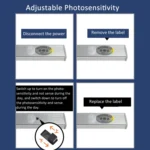 220V CN Plug Motion Sensor Wardrobe Cabinet Lamp LED Light Bar - Image 7