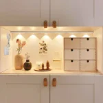 220V CN Plug Wardrobe Cabinet Lamp LED Light Bar With Button Switch - Image 2