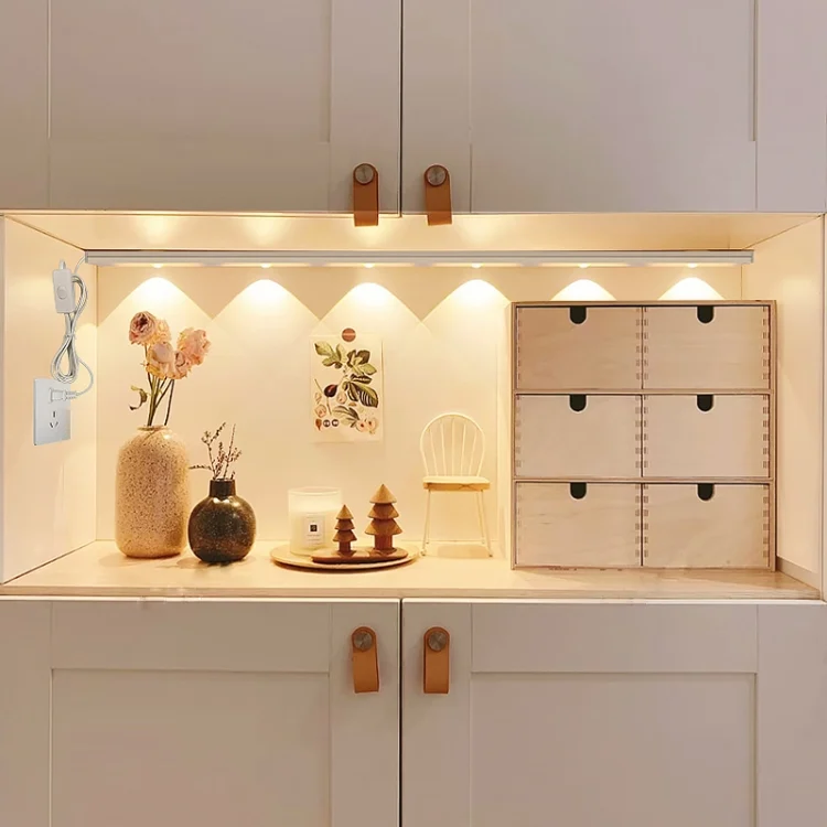 TBD06050531_B1.webp 220V CN Plug Wardrobe Cabinet Lamp LED Light Bar With Button Switch - Image 2