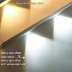 220V CN Plug Wardrobe Cabinet Lamp LED Light Bar With Button Switch - Image 7
