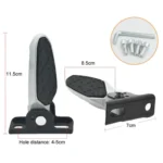 Electric Motorcycle Folding Foot Pegs Modification Pedal Pad Footrests - Image 3