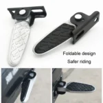 Electric Motorcycle Folding Foot Pegs Modification Pedal Pad Footrests - Image 5