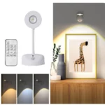 Rechargeable LED Motion Sensor Wireless Spotlight With Remote Control