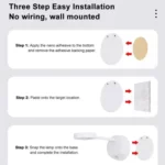 Rechargeable LED Motion Sensor Wireless Spotlight With Remote Control - Image 10